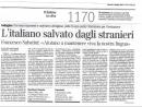 Intervista a Francesco Sabatini sul Corriere della Sera