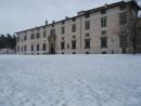 Snow-covered Medicean Villa