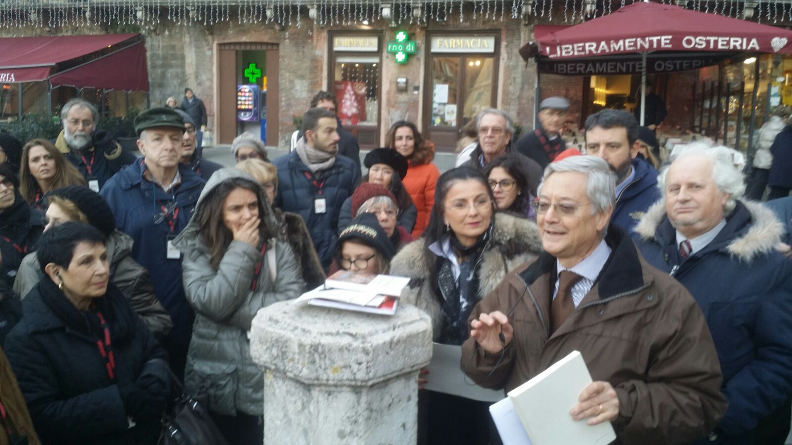 Il presidente Marazzini a Siena per le "Passeggiate d'autore"