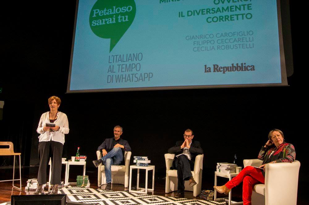 Claudio Arletti, Gianfranco Carofiglio, Filippo Ceccarelli, Cecilia Robustelli