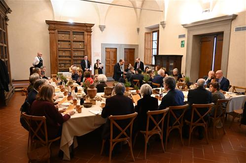 Lo stravizzo nella Sala degli armadi